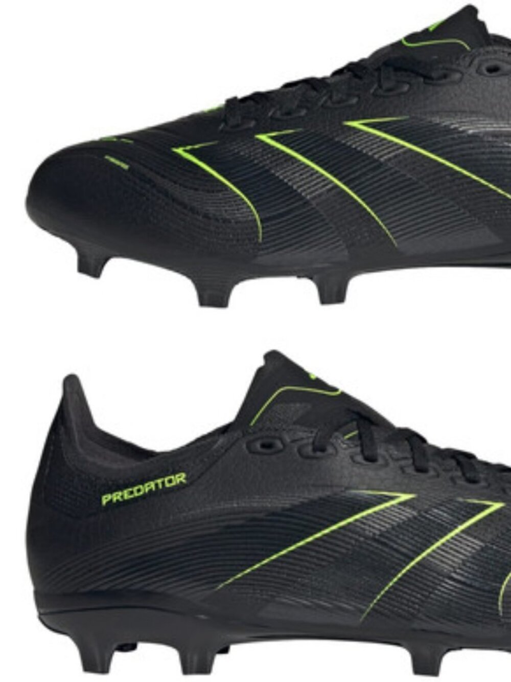 adidas Predator League FG/MG Unisex 9.5m/10.5w Soccer Cleats Black Lime JI1118